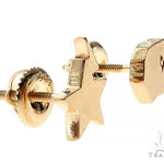 Custom Made 14K Yellow Gold Ape And Star Earrings 65651 - Image 3 [FILE:65651_image_03_bf3e0890.jpg]