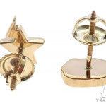 Custom Made 14K Yellow Gold Ape And Star Earrings 65651 - Image 4 [FILE:65651_image_04_a6b8d984.jpg]