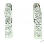 14K White Gold Prong Diamond Small Hoop Earring 65766 - Image 1 [FILE:65766_image_01_64ead610.jpg]