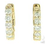 14K Yellow Gold Prong Diamond Small Hoops Earring 65768 - Image 1 [FILE:65768_image_01_93a4b137.jpg]