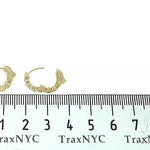 14K Yellow Gold Prong Diamond Small Hoops Earring 65768 - Image 4 [FILE:65768_image_04_27116757.jpg]