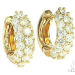 14K Yellow Gold Diamond Small Hoop Earring 65771 - Image 2 [FILE:65771_image_02_6df94460.jpg]