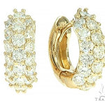 14K Yellow Gold Diamond Small Hoop Earring 65771 - Image 3 [FILE:65771_image_03_7ca53d9e.jpg]