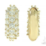 14K Yellow Gold Diamond Small Hoop Earring 65771 - Image 4 [FILE:65771_image_04_a2d89e6c.jpg]