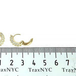 14K Yellow Gold Diamond Small Hoop Earring 65771 - Image 5 [FILE:65771_image_05_6b063837.jpg]