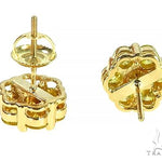 14K Yellow Gold Canary Flower Earrings 65785 - Image 6 [FILE:65785_image_06_c37c0324.jpg]