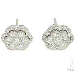 Diamond Flower Stud Earrings 65872 - Image 1 [FILE:65872_image_01_ea7b3e55.jpg]