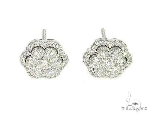 Diamond Flower Stud Earrings 65872 - Image 1 [FILE:65872_image_01_ea7b3e55.jpg]