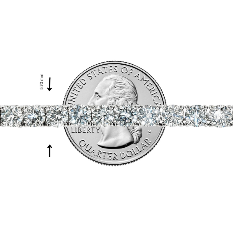 65 Pt Diamond Tennis Chain 71715
