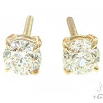 14K Yellow Gold Diamond Stud Earrings 66053 - Image 1 [FILE:66053_image_01_81923f90.jpg]