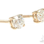 14K Yellow Gold Diamond Stud Earrings 66053 - Image 3 [FILE:66053_image_03_1c58e143.jpg]
