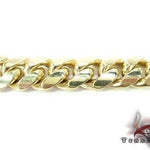 Solid Miami Cuban Link Bracelet 14K Yellow Gold 8.5 Inches 10mm   66083 - Image 2