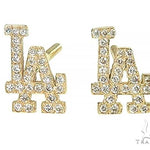 14K LA Dodger Earrings 66165 - Image 1 [FILE:66165_image_01_63acf017.jpg]
