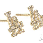 14K LA Dodger Earrings 66165 - Image 3 [FILE:66165_image_03_951c8edd.jpg]