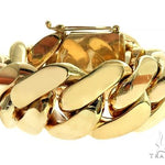 10k Yellow Gold Solid Miami Cuban Link Bracelet   8.5Inches 30mm 66251 - Image 1