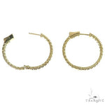 14K Gold Diamond Hoop Earring 66440 - Image 3 [FILE:66440_image_03_dd96db34.jpg]