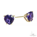 14K Gold Heart Shape Amethyst Earrings 66550 - Image 2 [FILE:66550_image_02_6081adc0.jpg]