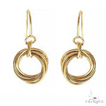 14K Gold Knot Hoop Earrings 66563 - Image 1 [FILE:66563_image_01_9913453e.jpg]