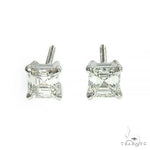 18K Gold Asscher Cut Diamond Earrings 66607 - Image 1 [FILE:66607_image_01_9e2a000c.jpg]