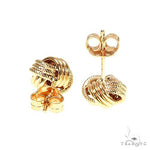 14K Yellow Gold Knot Earrings 66672 - Image 3 [FILE:66672_image_03_ed34eda8.jpg]