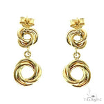 14K Yellow Gold Knot Earrings1 66674 - Image 3 [FILE:66674_image_03_e0fd0d97.jpg]