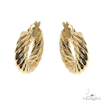 14K Gold Hoop Earrings, photo 1 of 3
