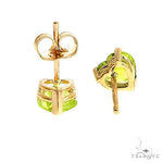 14K Gold Heart Shape Peridot Earrings 66734 - Image 3 [FILE:66734_image_03_166fe215.jpg]