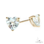14K Gold Heart Shape Aquamarine  Earrings 66740 - Image 2 [FILE:66740_image_02_8d93eeac.jpg]