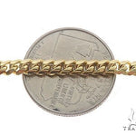 Solid Miami Cuban Link Bracelet 10K Yellow Gold 8 Inches 3.5mm   67108 - Image 4