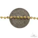 Moon Cut 10K Yellow Gold Bracelet 8 Inches 3mm   67128 - Image 4