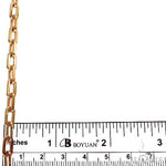 18K Gold Anchor Cable Link Bracelet 8 Inches 5mm   67401 - Image 6