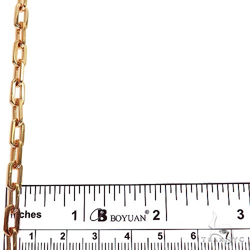 18K Gold Anchor Cable Link Bracelet 8 Inches 5mm, photo 6 of 6