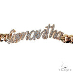 Custom Made Miami Cuban Diamond Name Bracelet 67680 - Image 4