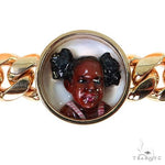 Custom Made 3D Enamel Face Miami Cuban Bracelet 67728 - Image 3
