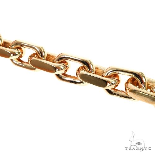 18K Yellow Gold Solid Anchor Link Bracelet 8 Inches 8.8mm   67797 - Image 3