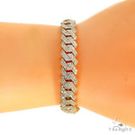 14K Gold Diamond Miami Cuban Link Bracelet 67880 - Image 6