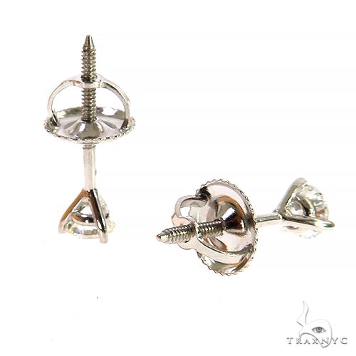 0.40 Ctw Round Diamond Stud Earrings |TraxNYC