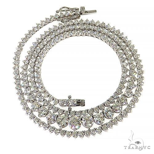 14K Gold Diamond Necklace 68081 - Image 3