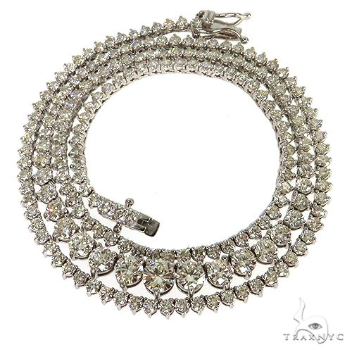 14K Gold Diamond Necklace, photo 3 of 6