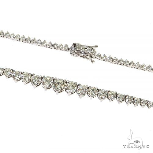 14K Gold Diamond Necklace, photo 5 of 6