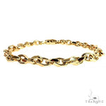 14K Gold Cable Link Bracelet 68085 - Image 1