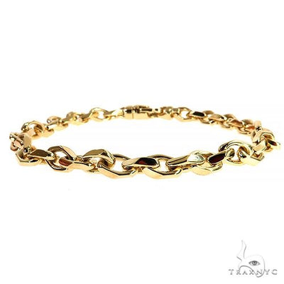 14K Gold Cable Link Bracelet 68085 - Image 1