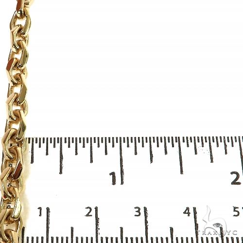 14K Gold Cable Link Bracelet 68085 - Image 5