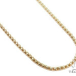 14K Yellow Gold Hollow Round Box Chain 18 Inches 2.5mm   68109 - Image 1