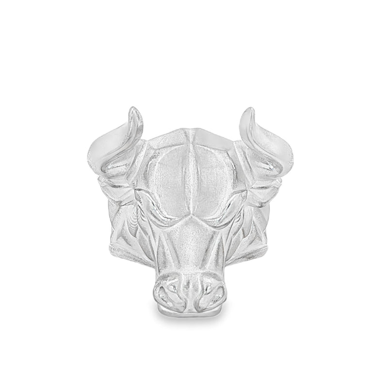 Silver Charging Bull Ring 71125