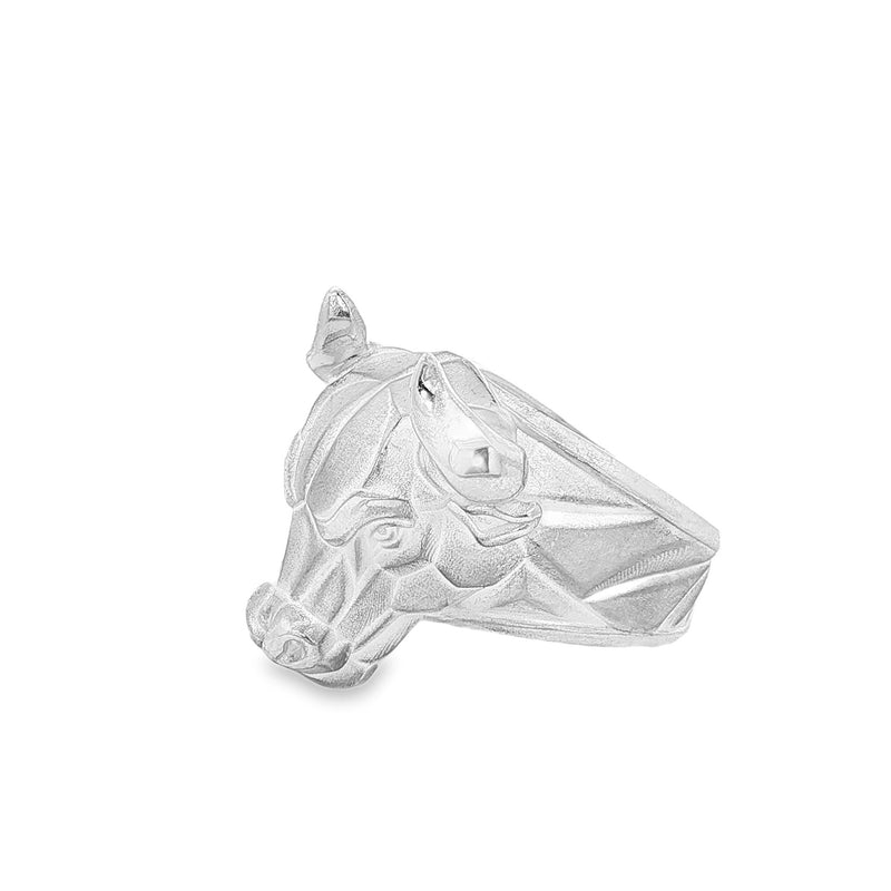 Silver Charging Bull Ring 71125