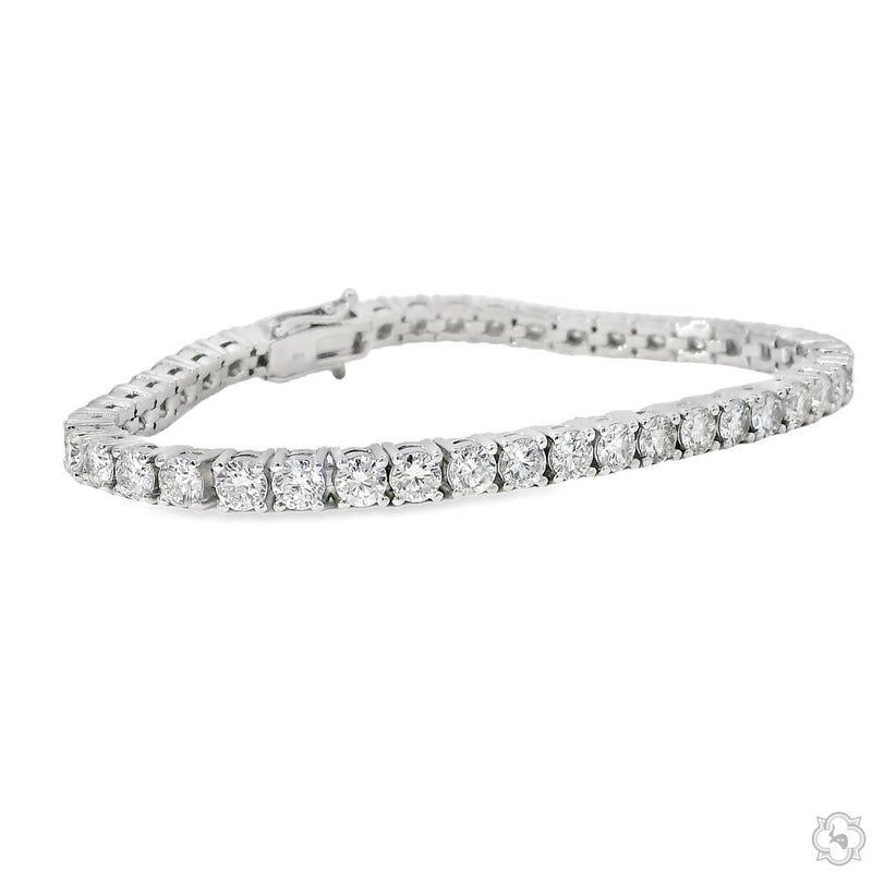 20 Pt Diamond Tennis Anklet Bracelet (Lab) 68249 - Image 2
