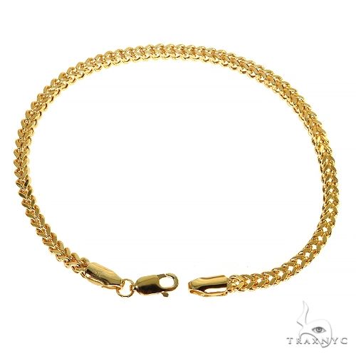 14k Yellow Gold Hollow Franco 2.8mm 8 inches   68268 - Image 3