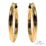 14K Gold Hoop Earrings 68498 - Image 1
