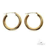 14K Gold Hoop Earrings 68500 - Image 3